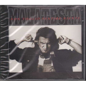 Malatesta CD Non Voglio Sentire Niente / VISA Record – VICDS 13 Sigillato Malatesta CD Non Voglio Sentire Niente / VISA Sigillato 8011638000135