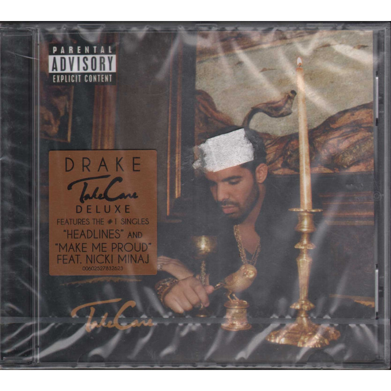 Drake CD Take Care Deluxe Nuovo Sigillato 0602527832623 Drake CD Take Care Deluxe Nuovo Sigillato 0602527832623