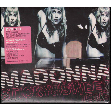 Madonna DVD CD Sticky & Sweet Tour / Warner Bros Sigillato 0093624972846