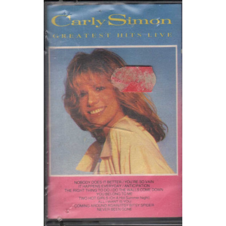 Carly Simon ‎MC7 Greatest Hits Live / Arista ‎‎Sigillata ‎4007194091964