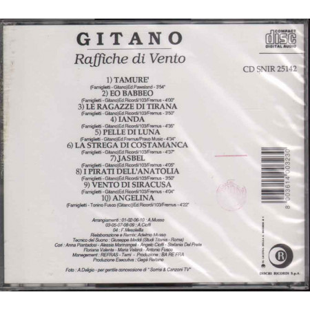 Gitano ‎CD Raffiche Di Vento / Ricordi ‎SNIR 25142 8003614003230