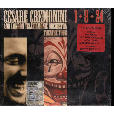 Cesare Cremonini CD DVD 1+8+24 Theatre Tour / PibeDeOro ‎Sigillato 5051011832925