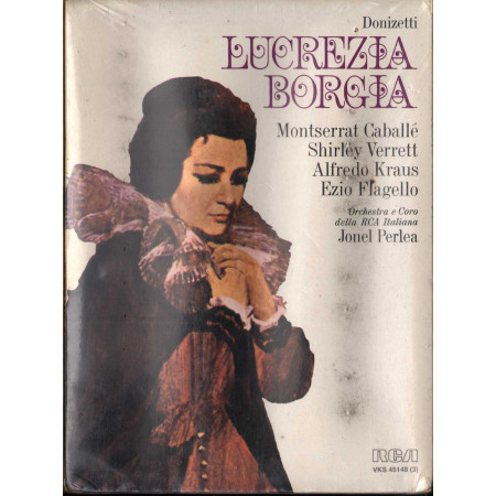 Jonel Perlea, Donizetti 3x MC7 Lucrezia Borgia / RCA ‎VKS 45148 Sigillata