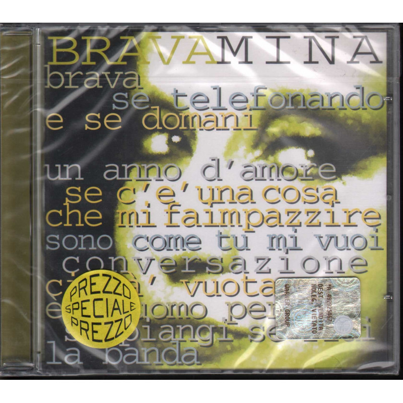 Mina CD Brava Mina / Warner Fonit Sigillato 0706301814420 Mina CD Brava Mina / Warner Fonit Sigillato 0706301814420