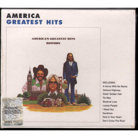 America CD History America's Greatest Hits / Warner Bros Slipcase Sigillato