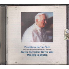 Giovanni Paolo II CD Never Terrorism Never War / EMI Nuovo 8032732380015 Giovanni Paolo II  CD Never Terrorism Never War Nuovo 8032732380015