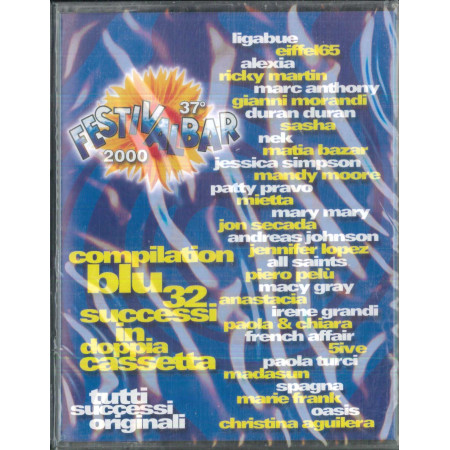 AA.VV 2x ‎MC7 37° Festivalbar 2000 - Compilation Blu / COL 498325 4 Sigillata