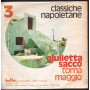 Giulietta Sacco Vinile 7" Torna Maggio / 'E PPentite - Hello HR 9048 Nuovo