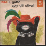 Perrault Vinile Giallo 7" Il Gatto Con Gli Stivali (4) Parte 1 / 2 Nuovo