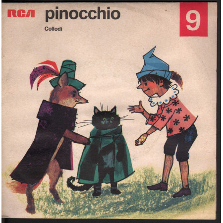 Perrault Vinile Verde 7" Pollicino (6) Parte 1 / 2 RCA Nuovo