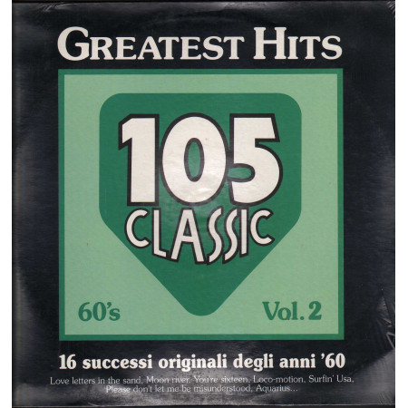 AA.VV. Lp Vinile Greatest Hits 105 Classic 60's Vol 2‎ Sigillato 0077779843411
