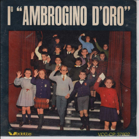 I° - 1 Ambrogio D'Oro Vinile 33 giri 7" Cantata dai Bambini Nuovo