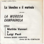 L. Paoli - M. Venneri 45 giri La Bionda E Il Marinaio / La Morsa Campagnola