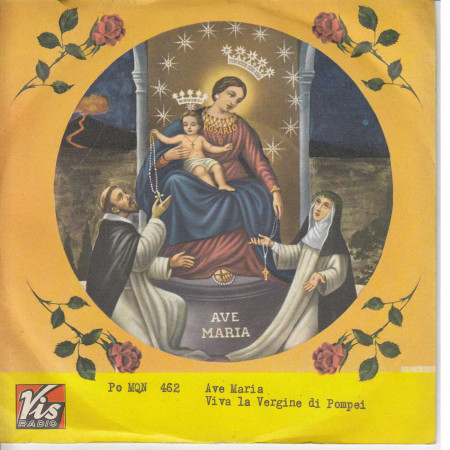 Gabriele Vanorio Vinile 7" 45 Giri Ave Maria / Viva La Vergine Di Pompei Nuovo