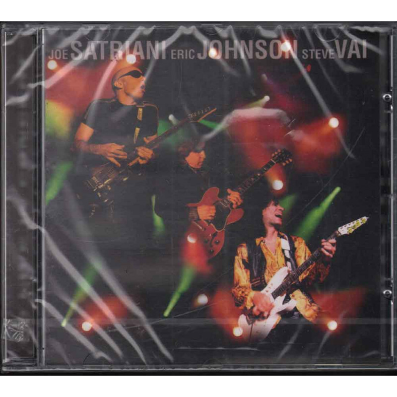 Joe Satriani / Eric Johnson / Steve Vai CD G3 Live In Concert Sig 5099748753922 Joe Satriani / Eric Johnson / Steve Vai CD G3 Live In Concert Sig 5099748753922