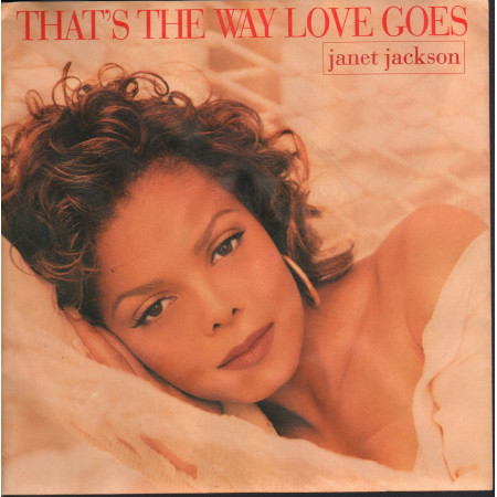 Janet Jackson ‎‎Vinile 7 45 That's The Way Love Goes / Virgin Nuovo