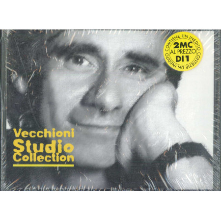 Roberto Vecchioni ‎2x ‎‎MC7 Vecchioni Studio Collection EMI 823830 4 Sigillata
