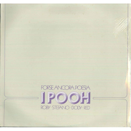 Pooh Lp Vinile Forse Ancora Poesia / CGD Sigillato 0090317050911