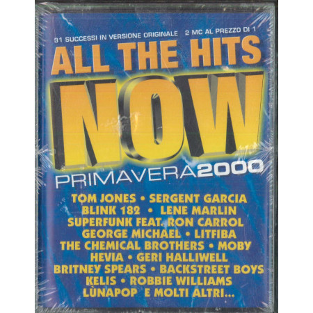 AA.VV 2x MC7 All The Hits Now Primavera 2000 / EMI Sigillata 0724384925147