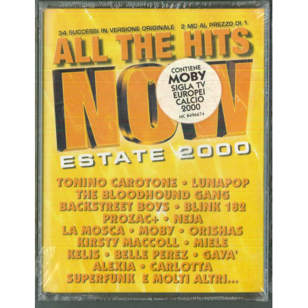 AA.VV 2 MC7 All The Hits Now Estate 2000 Virgin ‎8496674 Sigillata 0724384966744