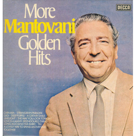 Mantovani And His Orchestra Lp Vinile More Mantovani Golden Hits Nuovo