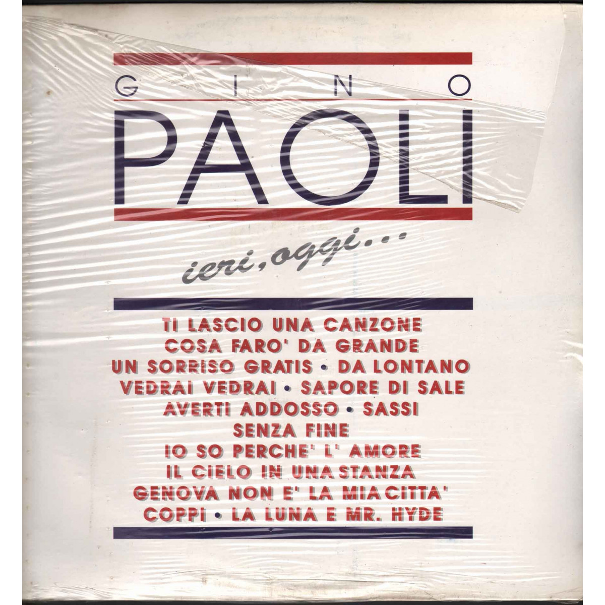 Gino Paoli ‎Lp Vinile Ieri Oggi / Five Record FM 18010 Sigillato