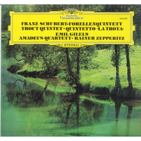 Schubert / Emil Gilels / Zepperitz Lp Forellenquintett Quintetto La Trota Nuovo