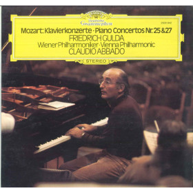 Mozart / Gulda / Abbado Lp Klavierkonzerte Piano Concertos Nr 25 & 27 Nuovo Mozart / Gulda / Abbado Lp Klavierkonzerte Piano Concertos Nr 25 & 27 Nuovo