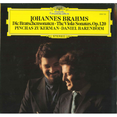 Brahms Zukerman Barenboim ‎Lp Die Bratschensonaten The Viola Sonatas Op120 Nuovo
