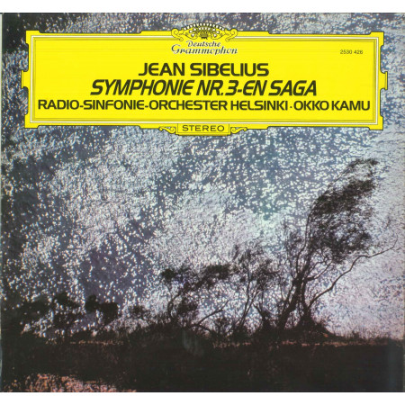 Sibelius / Radio Sinfonie Helsinki Kamu ‎Lp Symphonie Nr. 3 En Saga Nuovo DG