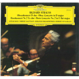 Strauss Koch Hauptmann Karajan Lp Oboenkonzert D-Dur / Hornkonzert Nr 2 Nuovo DG Strauss Koch Hauptmann Karajan Lp Oboenkonzert D-Dur / Hornkonzert Nr 2 Nuovo DG