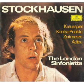 Stockhausen / The London Sinfonietta Lp Kreuzspiel Kontra-Punkte Adieu Nuovo DG Stockhausen / The London Sinfonietta Lp Kreuzspiel Kontra-Punkte Adieu Nuovo DG