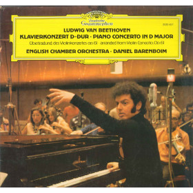 Beethoven English Chamber Barenboim Lp Vinile Klavierkonzert D-dur Nuovo DG Beethoven English Chamber Barenboim Lp Vinile Klavierkonzert D-dur Nuovo DG