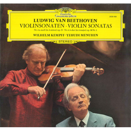 Beethoven Kempff Menuhin ‎Lp Violinsonate Violin Sonatas Nr 4 A-moll Nuovo DG