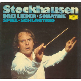 Stockhausen Lp Drei Lieder • Sonatine • Spiel • Schlagtrio / Deutsche Nuovo DG Stockhausen Lp Drei Lieder • Sonatine • Spiel • Schlagtrio / Deutsche Nuovo DG