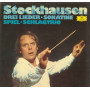 Stockhausen Lp Drei Lieder • Sonatine • Spiel • Schlagtrio / Deutsche Nuovo DG