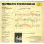 Stockhausen Lp Drei Lieder • Sonatine • Spiel • Schlagtrio / Deutsche Nuovo DG