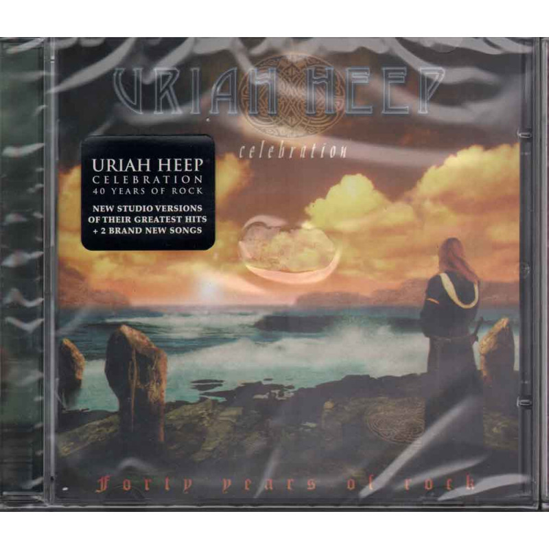 Uriah Heep CD Celebration - Forty Years Of Rock Nuovo Sigillato 4029758989227 Uriah Heep CD Celebration - Forty Years Of Rock Nuovo Sigillato 4029758989227