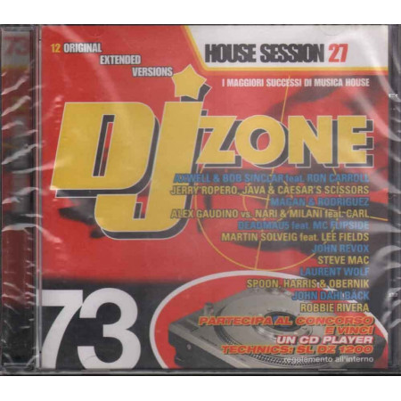 AA.VV. CD DJ Zone 73 - House Session 27 / Time Records Sigillato 8019991261200