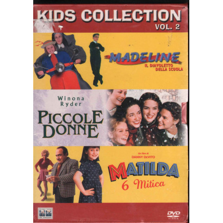 Kids Collection Vol 02 DVD Madeliene Piccole Donne Matilda 6 Mitica Sigillato