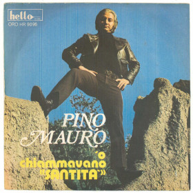 Pino Mauro Vinile 7" 45 giri 'O Chiamavano "Santita'"/ 'A Cantina Nuovo Pino Mauro Vinile 7" 45 giri 'O Chiamavano "Santita'"/ 'A Cantina Nuovo