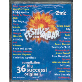 AAVV MC7 38 Festivalbar 2001 Compilation Blu / Warner 8573-88738-4 Sigillata AA.VV 2x MC7 38° Festivalbar 2001 - Compilation Blu / Sigillata 0685738873845