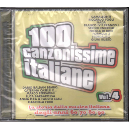 AA.VV. CD 100 canzoni italiane Vol 4 / Saifam Sigillato 8032484033092