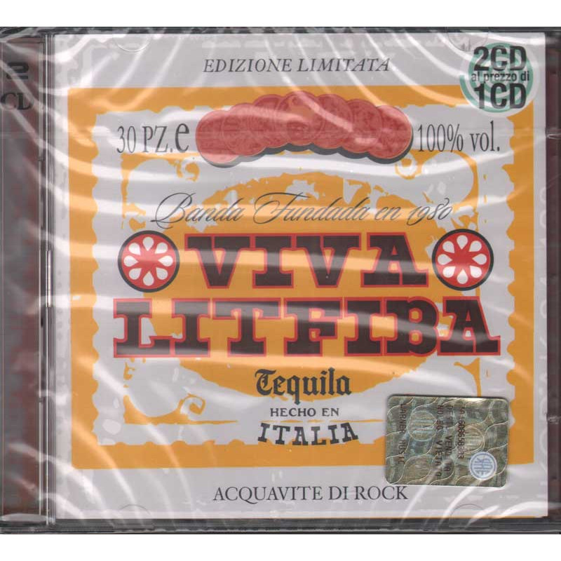 Litfiba 2 CD Viva Litfiba / CGD East West – 0630-19451-2 Sigillato Litfiba 2 CD Viva Litfiba / CGD East West – 0630-19451-2 Sigillato