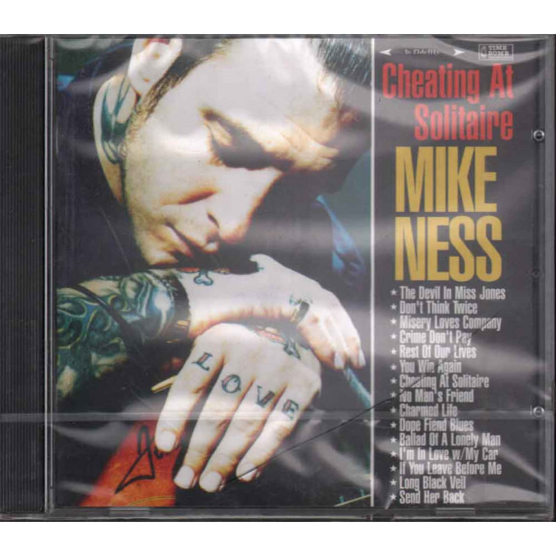 Mike Ness CD Cheating At Solitaire Nuovo Sigillato 0743216632527 Mike Ness CD Cheating At Solitaire Nuovo Sigillato 0743216632527