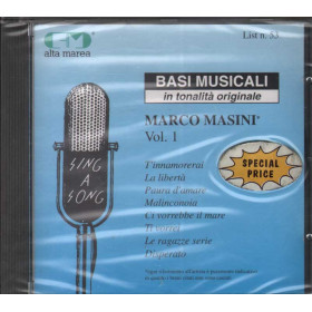 Basi Musicali CD Marco Masini Vol 1 / Polydor Serie Alta Marea Sigillato Basi musicali CD Marco Masini vol.1 Nuovo Sigillato