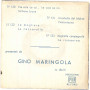 Gino Maringola Vinile 7" 45 giri Il Walzer Del Buonumore / La Mazurka Della Nonna Nuovo