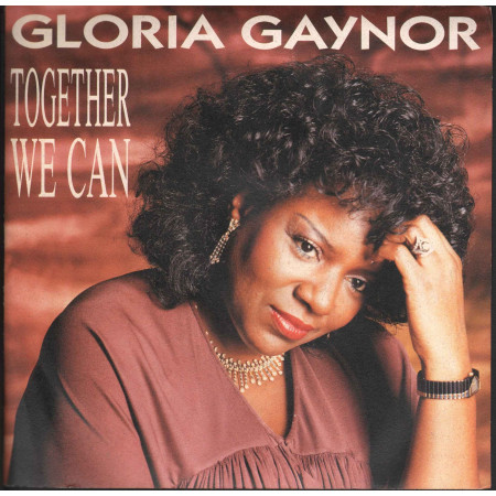 Gloria Gaynor ‎Vinile 7" 45 giri Together We Can New Music NMNP 002 Italia Nuovo