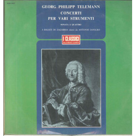 Georg Philipp Telemann Lp Vinile Concerti Per Vari Strumenti / Ricordi Nuovo Georg Philipp Telemann Lp Vinile Concerti Per Vari Strumenti / Ricordi Nuovo