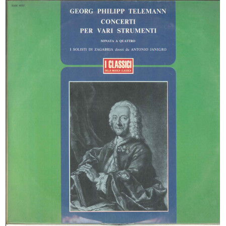 Georg Philipp Telemann Lp Vinile Concerti Per Vari Strumenti / Ricordi Nuovo